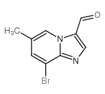 8-溴-6-甲基咪唑并[1,2-a]吡啶-3-甲醛结构式