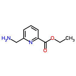 6-氨基甲基-2-吡啶羧酸乙酯结构式