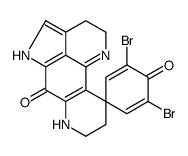 2',3',5',7',8',9'-Hexahydro-3,5-dibromospiro[2,5-cyclohexadiene-1,10'(6'H)-pyrrolo[4,3,2-de][1,7]phenanthroline]-4,6'-dione结构式
