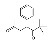 6,6-dimethyl-4-phenylheptane-2,5-dione结构式