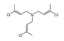 tris(γ-chlorocrotyl)amine Structure