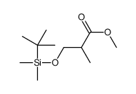 (2R)-METHYL 3-[(TERT-BUTYLDIMETHYLSILYL)OXY]-2-METHYLPROPIONATE结构式