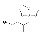 3-methyl-4-trimethoxysilylbutan-1-amine结构式