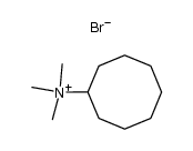 cyclooctyl-trimethyl-ammonium, bromide结构式