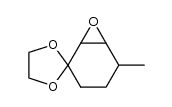 5-methyl-7-oxaspiro[bicyclo[4.1.0]heptane-2,2'-[1,3]dioxolane]结构式