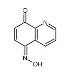5,8-quinolinoquinone 5-oxime Structure