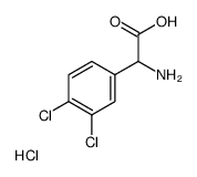 2-氨基-2-(3,4-二氯苯基)乙酸盐酸盐结构式