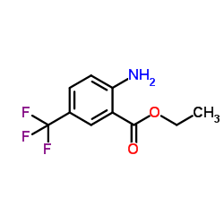 Benzoic acid, 2-amino-5-(trifluoromethyl)-, ethyl ester Structure
