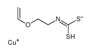 copper(1+),N-(2-ethenoxyethyl)carbamodithioate Structure