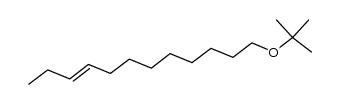 (E)-12-(tert-butoxy)dodec-3-ene Structure