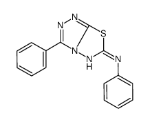 N,3-diphenyl-[1,2,4]triazolo[3,4-b][1,3,4]thiadiazol-6-amine结构式