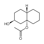 9α-acetoxy-trans-decal-2β-ol结构式