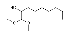1,1-dimethoxynonan-2-ol结构式
