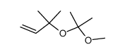 3-(1-methoxy-1-methyl-ethoxy)-3-methyl-but-1-ene Structure