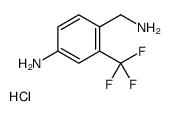 4-(aminomethyl)-3-(trifluoromethyl)aniline,hydrochloride Structure