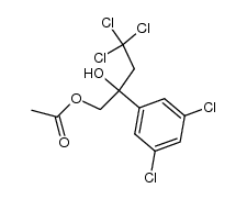 4,4,4-trichloro-2-(3,5-dichlorophenyl)-1,2-butanediol-1-acetate结构式