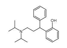 N,N-Diisopropyl-3-(2-hydroxyphenyl)-3-phenylpropylamine结构式