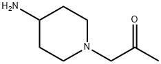 1-(4-aminopiperidin-1-yl)propan-2-one结构式