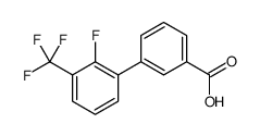 3-[2-fluoro-3-(trifluoromethyl)phenyl]benzoic acid Structure