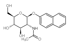 N-[(2S,3R,4R,5S,6R)-4,5-dihydroxy-6-(hydroxymethyl)-2-naphthalen-2-yloxyoxan-3-yl]acetamide结构式