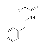 2-氯-N-苯乙基乙酰胺结构式
