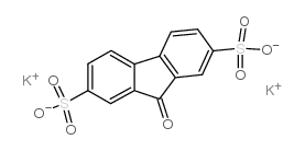 9-芴酮-2,7-二硫酸二钾盐结构式