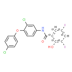 Rafoxanide 13C6 Structure