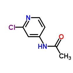 N-(2-Chloropyridin-4-yl)acetamide structure