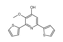 3-methoxy-2,6-di(2-thienyl)pyridin-4-ol Structure