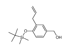 4-(Tert-Butyldimethyl-Silyloxy)-3-(2-Propen-1-Yl)Benzyl Alcohol结构式