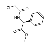 methyl (S)-2-(2-chloroacetamido)-2-phenylacetate Structure