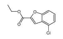 4-氯苯并呋喃-2-羧酸乙酯结构式