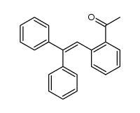 1-(2-(2,2-diphenylvinyl)phenyl)ethanone结构式