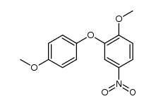 2,4'-dimethoxy-5-nitrodiphenyl ether结构式