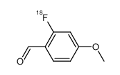 2-[(18)F]-fluoro-4-methoxybenzaldehyde结构式