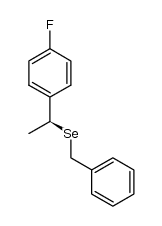 benzyl[1-(4-fluorophenyl)ethyl]selane结构式