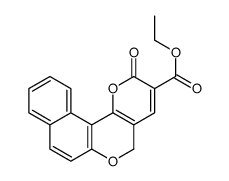 2-氧代-2H,5H-1,6-二噁苯并[c]菲-3-羧酸乙酯结构式