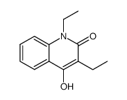 1,3-Diethyl-4-hydroxy-1H-quinolin-2-one Structure
