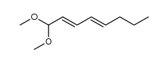 (E,E)-2,4-octadienal dimethyl acetal Structure