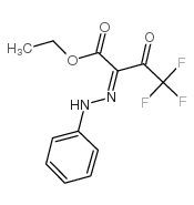 4,4,4-三氟-3-氧代-2-(苯基肼基)丁酸乙酯结构式