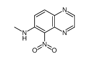6-甲基氨基-5-硝基喹噁啉结构式