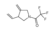 (9CI)-3-乙烯-4-亚甲基-1-(三氟乙酰基)-吡咯烷结构式