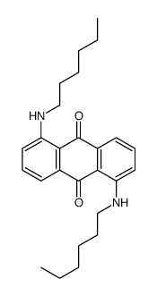 1,5-bis(hexylamino)anthracene-9,10-dione结构式