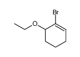 1-bromo-6-ethoxycyclohex-1-ene Structure