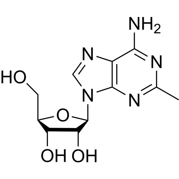 Adenosine, 2-methyl-结构式
