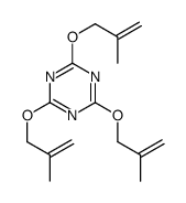 2,4,6-tris(2-methylprop-2-enoxy)-1,3,5-triazine结构式