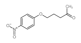 2-Pentanone,5-(4-nitrophenoxy)- Structure