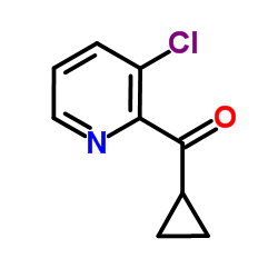 (3-Chloro-2-pyridinyl)(cyclopropyl)methanone Structure