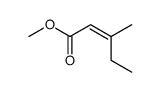 methyl (Z)-3-methyl-2-pentenoate Structure