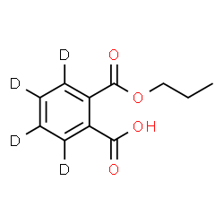 邻苯二甲酸一丙酯-d4结构式
